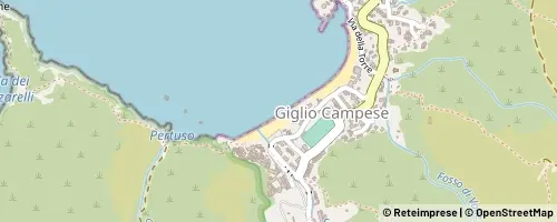 Mappa Isola del Giglio