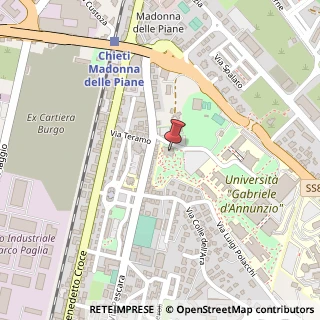 Mappa Via Pescara, 1, 66100 Chieti, Chieti (Abruzzo)
