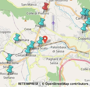 Mappa Nucleo Industriale di Sassa SS17 Ovest, 67018 L'Aquila AQ, Italia (2.94333)