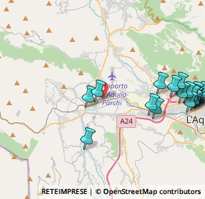 Mappa Nucleo Industriale di Sassa SS17 Ovest, 67018 L'Aquila AQ, Italia (5.7275)