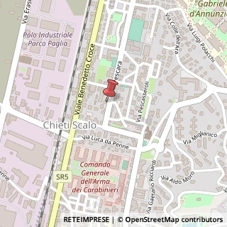 Mappa Via Pescara, 244, 66100 Chieti, Chieti (Abruzzo)