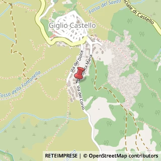 Mappa Via Santa Maria, 40, 58012 Isola del Giglio, Grosseto (Toscana)