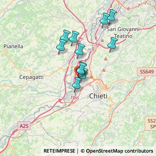 Mappa Via Marvin Gelber, 66010 Chieti CH, Italia (3.12091)
