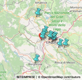 Mappa Strada Statale 80 Dir, 67018 L'Aquila AQ, Italia (9.98333)