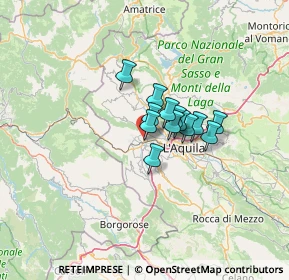 Mappa Strada Statale 80 Dir, 67018 L'Aquila AQ, Italia (7.62692)