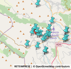 Mappa Via S. Maria, 67019 Scoppito AQ, Italia (3.599)