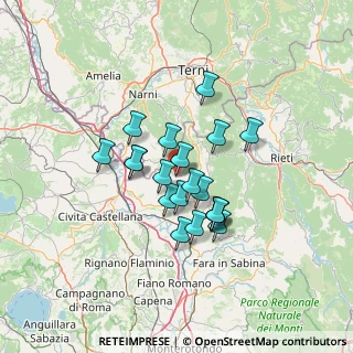 Mappa Contrada Sala, 02044 Forano RI, Italia (10.6265)