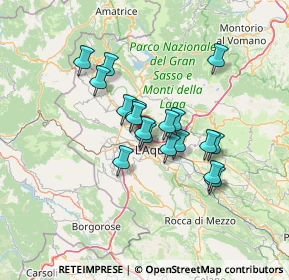 Mappa Via Giovanni Pascoli, 67100 L'Aquila AQ, Italia (10.75722)