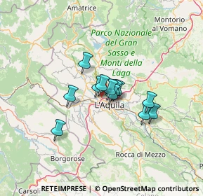 Mappa Via Giovanni Pascoli, 67100 L'Aquila AQ, Italia (8.88917)