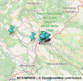 Mappa Via Giovanni Pascoli, 67100 L'Aquila AQ, Italia (21.21611)