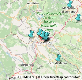 Mappa Via Giovanni Pascoli, 67100 L'Aquila AQ, Italia (9.8375)