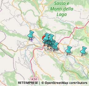 Mappa Via Giovanni Pascoli, 67100 L'Aquila AQ, Italia (4.09636)