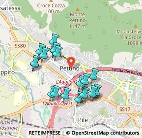 Mappa Via Giovanni Pascoli, 67100 L'Aquila AQ, Italia (0.912)