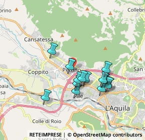 Mappa Via Giovanni Pascoli, 67100 L'Aquila AQ, Italia (1.61429)