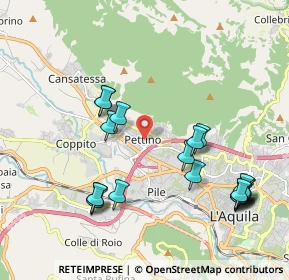 Mappa Via Giovanni Pascoli, 67100 L'Aquila AQ, Italia (2.355)