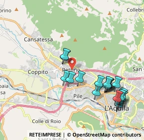 Mappa Via Giovanni Pascoli, 67100 L'Aquila AQ, Italia (2.29)