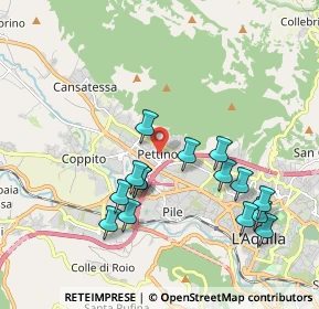 Mappa Via Giovanni Pascoli, 67100 L'Aquila AQ, Italia (2.01333)