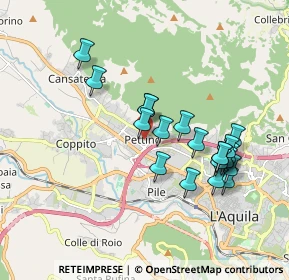 Mappa Via Giovanni Pascoli, 67100 L'Aquila AQ, Italia (1.797)