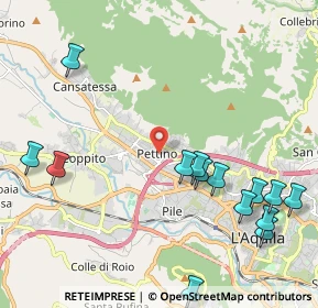 Mappa Via Giovanni Pascoli, 67100 L'Aquila AQ, Italia (2.72643)