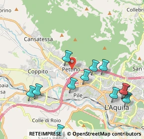 Mappa Via Giovanni Pascoli, 67100 L'Aquila AQ, Italia (2.40667)