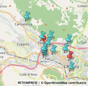 Mappa Via Giovanni Pascoli, 67100 L'Aquila AQ, Italia (1.61583)