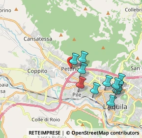 Mappa Via Giovanni Pascoli, 67100 L'Aquila AQ, Italia (2.00909)