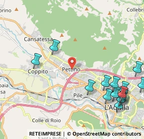 Mappa Via Giovanni Pascoli, 67100 L'Aquila AQ, Italia (3.02563)