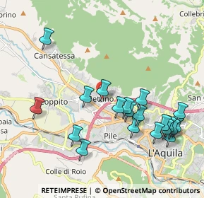 Mappa Via Giovanni Pascoli, 67100 L'Aquila AQ, Italia (2.2435)