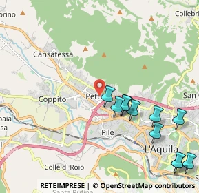 Mappa Via Giovanni Pascoli, 67100 L'Aquila AQ, Italia (2.55182)