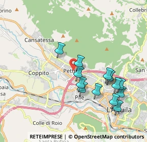 Mappa Via Giovanni Pascoli, 67100 L'Aquila AQ, Italia (1.95357)