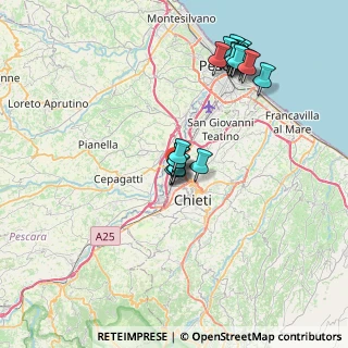 Mappa Viale Gabriele D'Annunzio, 66100 Chieti CH, Italia (7.9675)