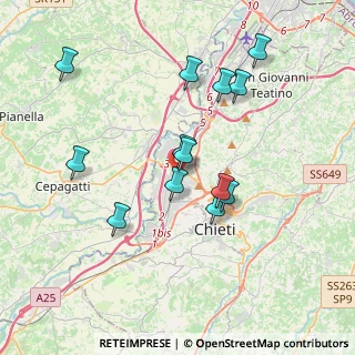 Mappa Viale Gabriele D'Annunzio, 66100 Chieti CH, Italia (3.69154)