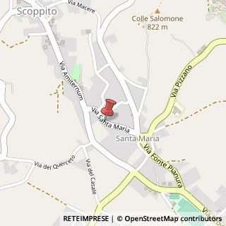 Mappa Via Roma, 25, 67019 Scoppito, L'Aquila (Abruzzo)