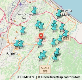 Mappa Via Madonna Dell'Alento, 66010 Torrevecchia Teatina CH, Italia (3.9065)