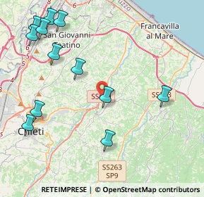 Mappa Via Madonna Dell'Alento, 66010 Torrevecchia Teatina CH, Italia (5.40417)