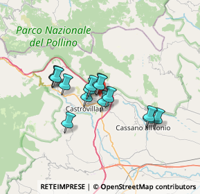 Mappa Via Giulio Natta, 87012 Castrovillari CS, Italia (5.53)