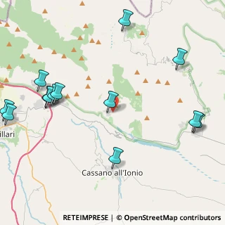 Mappa Torrente Raganello, 87010 Cosenza CS, Italia (6.01692)
