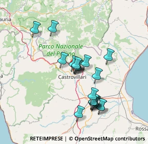 Mappa Via Emilio Segre, 87012 Castrovillari CS, Italia (13.37)
