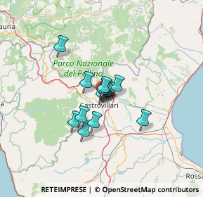 Mappa Via Emilio Segre, 87012 Castrovillari CS, Italia (7.90643)