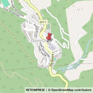 Mappa Via Grazia Deledda, 1, 08040 Osini, Nuoro (Sardegna)