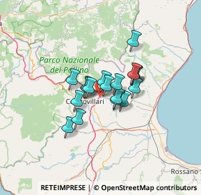 Mappa Contrada Brego, 87010 Frascineto CS, Italia (8.83389)