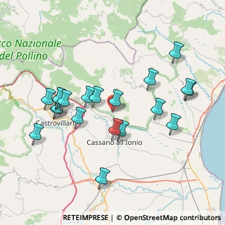 Mappa Via Piave, 87010 Civita CS, Italia (8.635)
