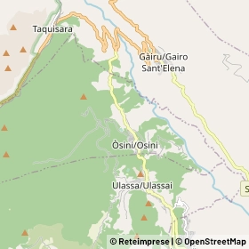 Mappa Osini