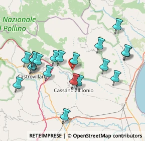 Mappa 87010 Civita CS, Italia (8.63)