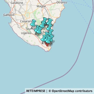 Mappa 73040 Castrignano del Capo LE, Italia (10.78059)