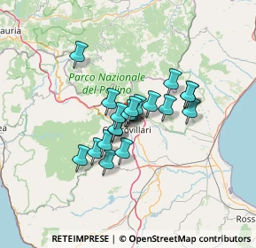 Mappa Via del pino loricato, 87012 Castrovillari CS, Italia (9.6825)