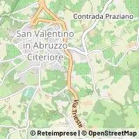 Map San Valentino in Abruzzo Citeriore