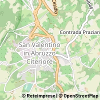 Map San Valentino in Abruzzo Citeriore