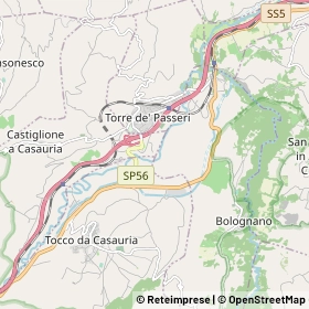 Mappa Torre de' Passeri
