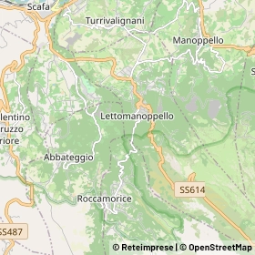 Mappa Lettomanoppello